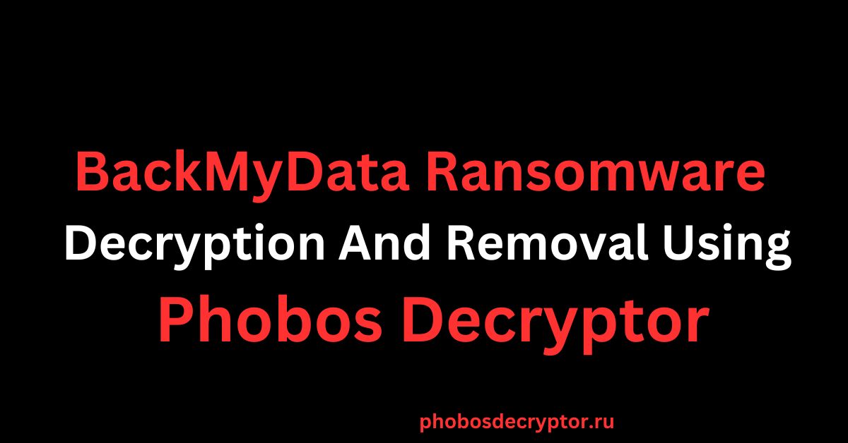 BackMyData Ransomware Decryption