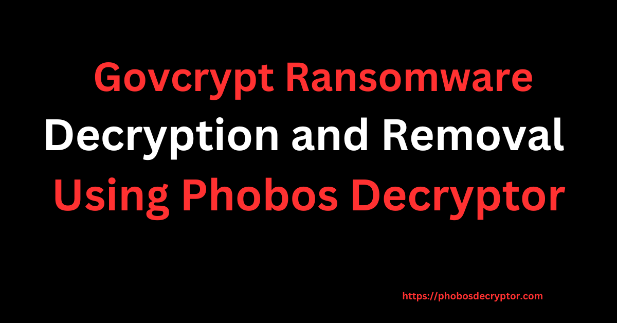 Govcrypt Ransomware