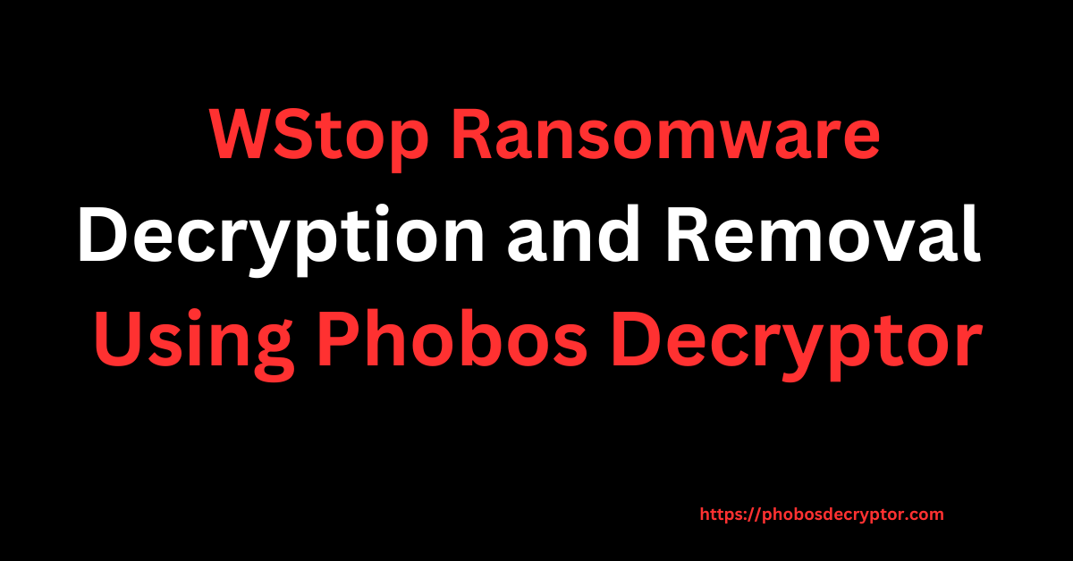 WStop Ransomware
